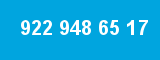 922 948 65 17